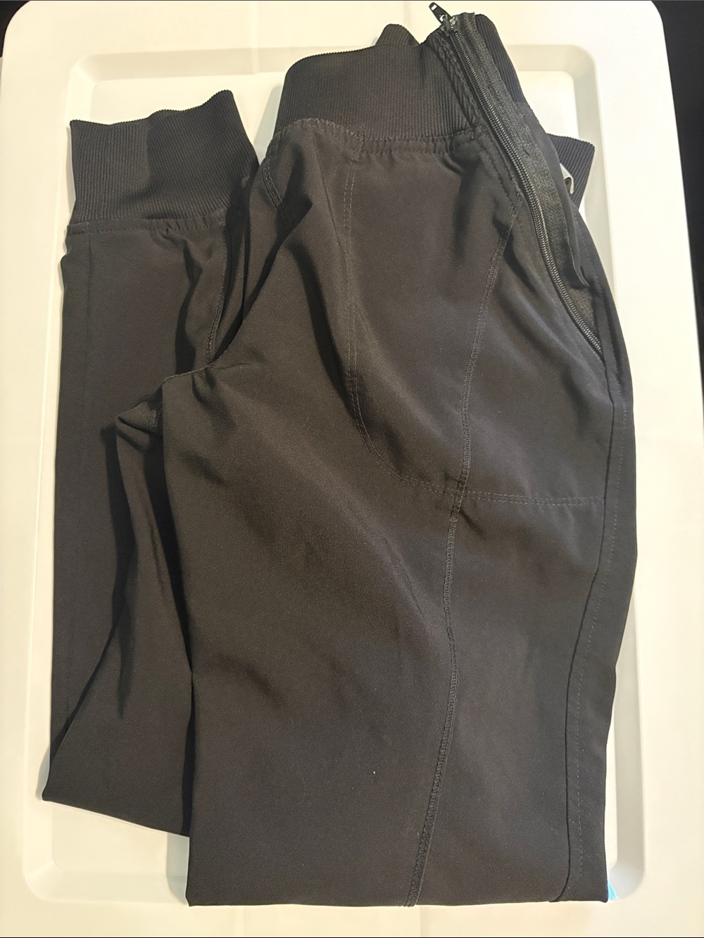 Black Athletic Jogger Pants